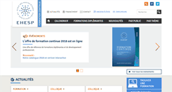Desktop Screenshot of formation-continue.ehesp.fr