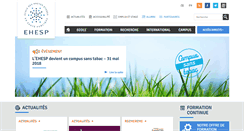 Desktop Screenshot of ehesp.fr